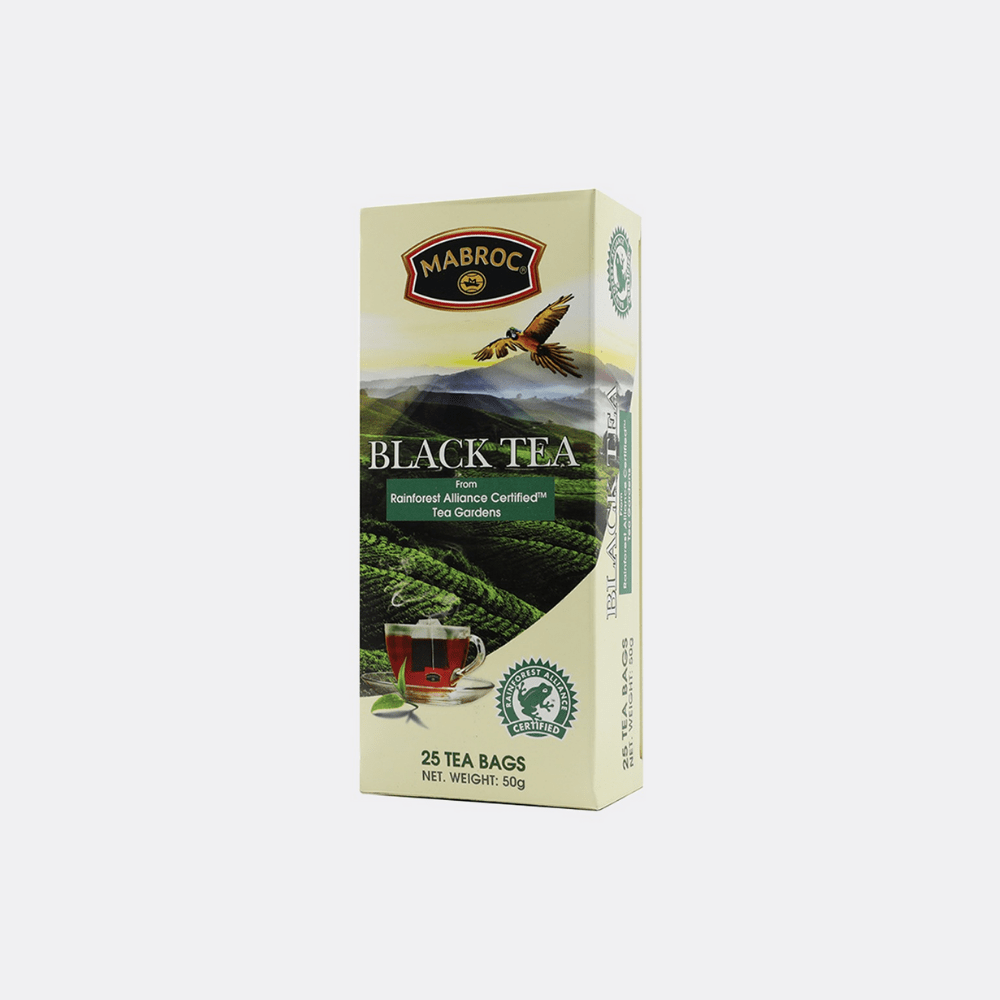 Mabroc Rainforest Alliance Certified Black Tea 25 Tea Bags